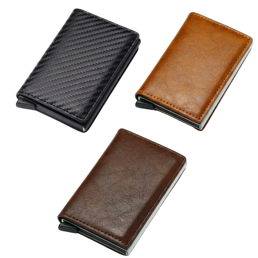 3 Unidades - carteira antifurto RFID